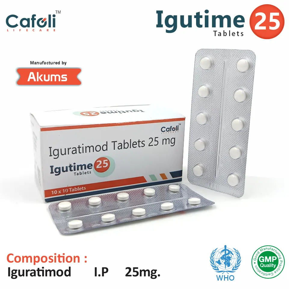 Iguratimod 25mg Tablet in PCD Pharma Franchise